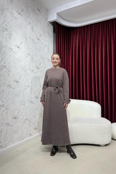 BBC AİSHA ELBİSE - KAHVE