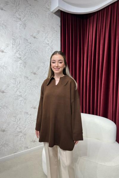 BBC ELLİE KAZAK - KAHVE