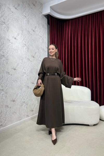 BBC LİNDON ELBİSE - KAHVE